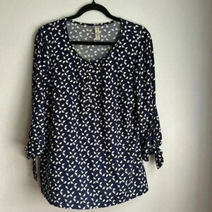 Blue Birdy Tunic Size Large
